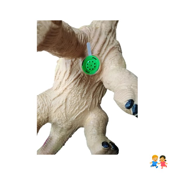 Dinosaurio Juguete Gigante ,cuello Largo Goma Sonido 40x80cm