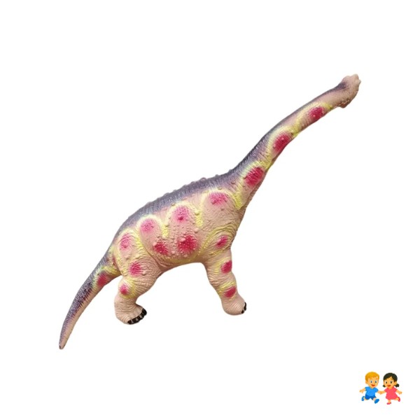 Dinosaurio Juguete Gigante ,cuello Largo Goma Sonido 40x80cm