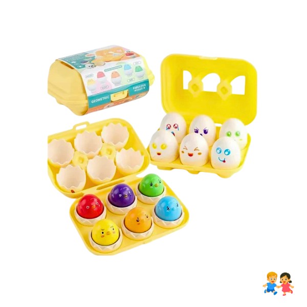 Juego Didáctico Huevos De Encaje Pollito C/sonido Montessori