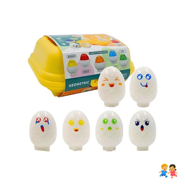 Juego Didáctico Huevos De Encaje Pollito C/sonido Montessori