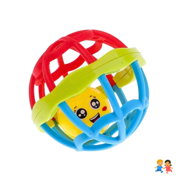 Pack X5 Pzs Pelota - Sonajero - Mordedor Sensorial Bebé.