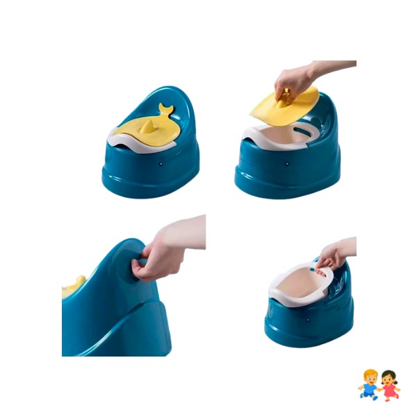 Pelela Bacinica Asiento Aprendizaje Niño Y Niña Baño Bebé.