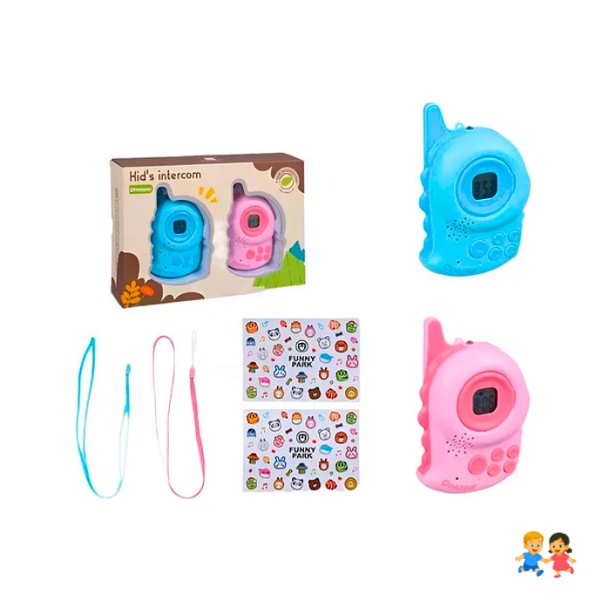 Dos Radio Transmisor Walkie Talkie Para Niños Juguetes 3km.