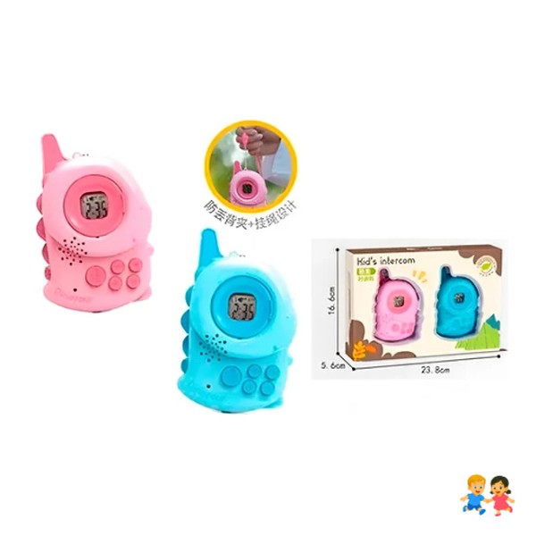 Dos Radio Transmisor Walkie Talkie Para Niños Juguetes 3km.