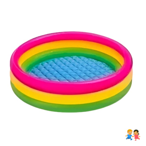 Piscina Redonda Acolchada Inflable Bebe 60cm