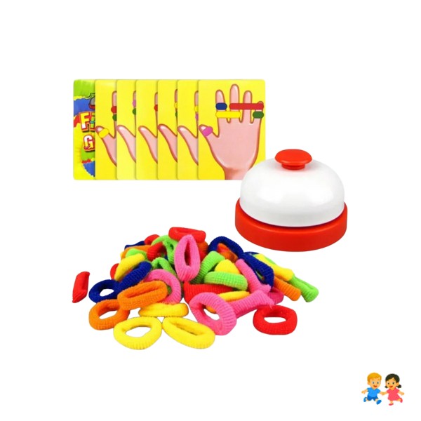 Juguete Didáctico Juego Patrones De Anillos Con Elásticos