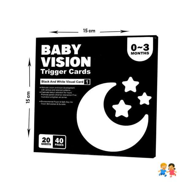Tarjetas Bebe Estimulo Visual De Alto Contraste 6-12 Meses.