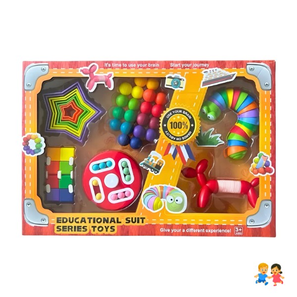 Kit/set Sensorial Antiestrés 6 Piezas.