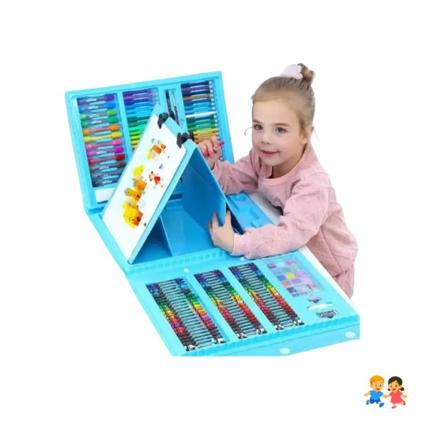 Piezas De Arte Para Niños Kit Set De Dibujo Portátil.
