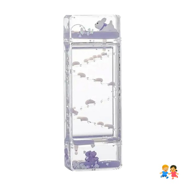 Reloj Arena De Aceite Goteo Líquido Burbujas