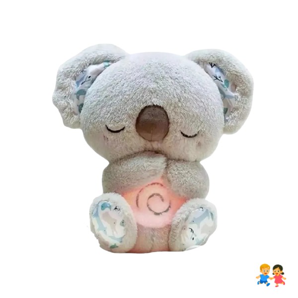 Koala Con Voz Y Respiración, Hora De Dormir Color Gris.
