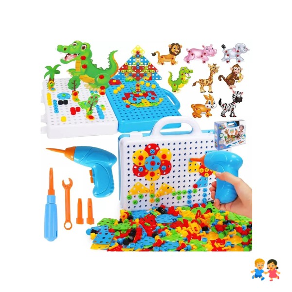 Maleta Interactiva De Herramientas Para Niños 4 In 1 Piezas.
