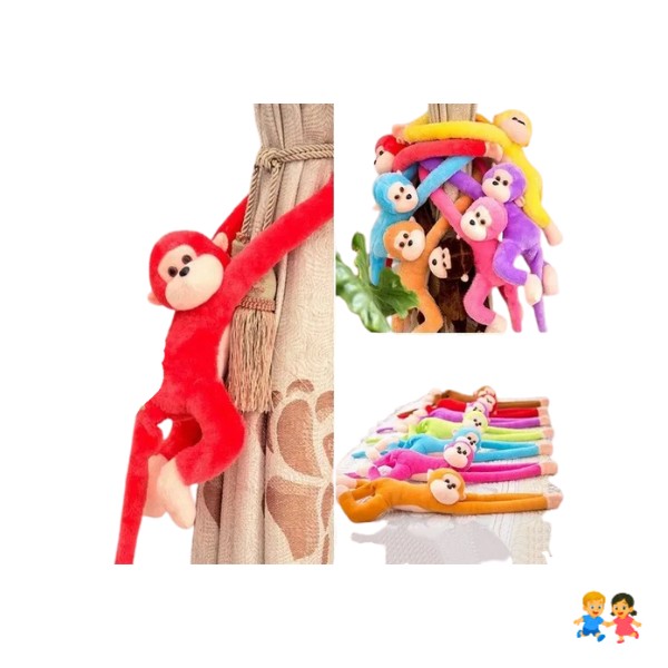 Peluche Felpa Mono Colgante Monito Decoración Auto.