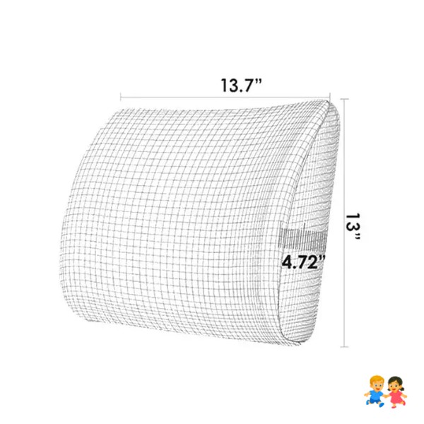 Cojín Soporte Espalda Corrector Lumbar.