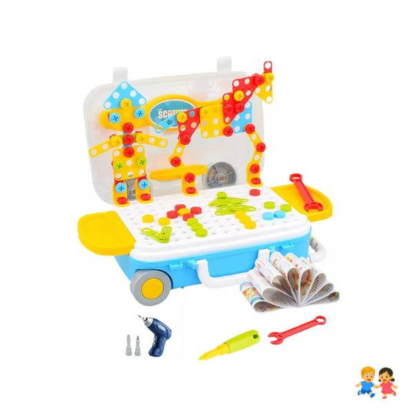 Maleta Interactiva De Herramientas Para Niños Portatil.