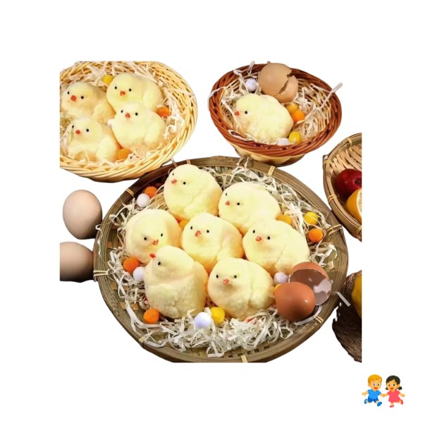 Squishy Pollito Esponjoso Y Peludito Ultrasuave