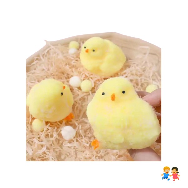 Squishy Pollito Esponjoso Y Peludito Ultrasuave