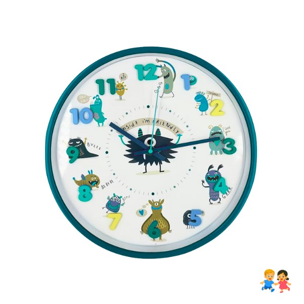 Reloj De Pared Mural Divertido Niños
