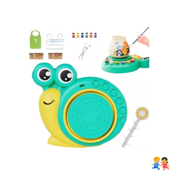 Mini Máquina De Cerámica Para Niños Juguete Divertido.