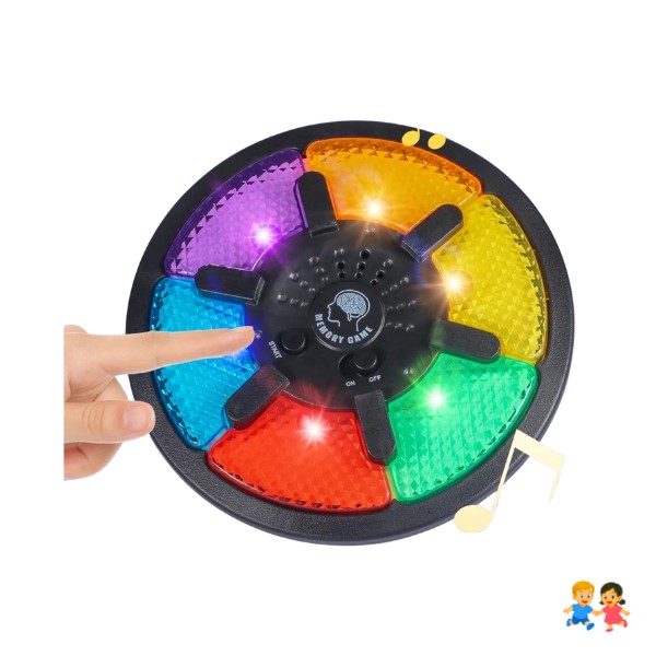 Juego Para La Memoria Electrónico Portátil Con Luz Y Sonido