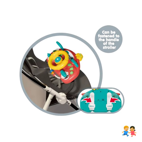 Juguete infantil volante auto musical