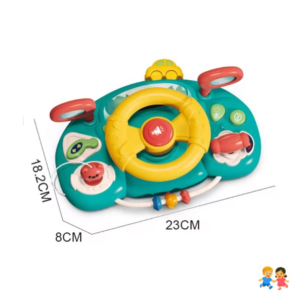 Juguete infantil volante auto musical