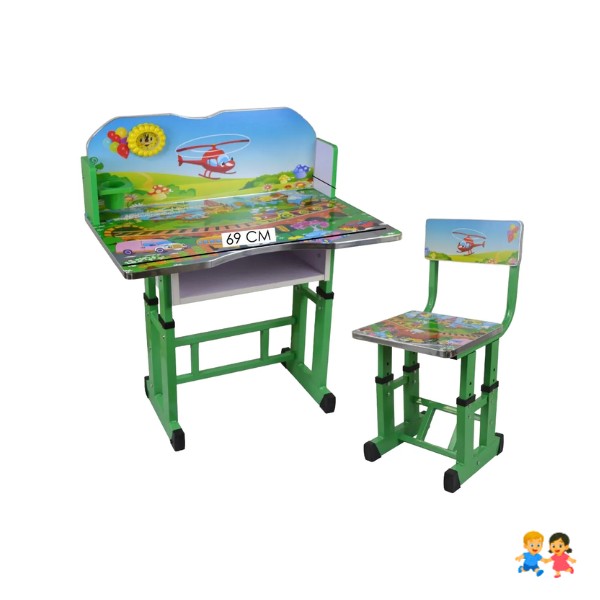 Mesa Escritorio Y Silla Infantil Armable Para Niños Niñas