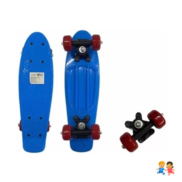 Skate Patineta Multicolor Para Niños Y Niñas 40kg