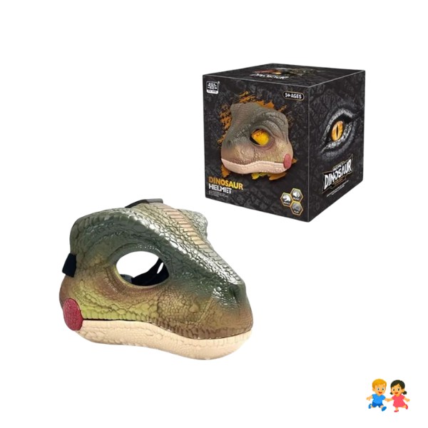 Mascara Infantil Dinosaurio Luz Sonido Y Movimiento De Boca