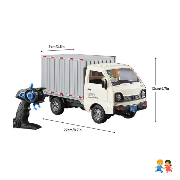 Camion A Control Remoto A Escala Versión Cerrada