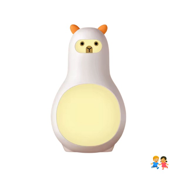 Ruido Blanco para Bebés Alpaca con Lámpara LED + 26 Sonidos Relajante