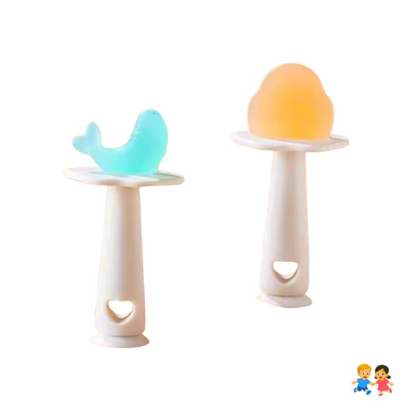 Mordedores Bebé Silicona Suave x2 Con Caja diseño Seguro