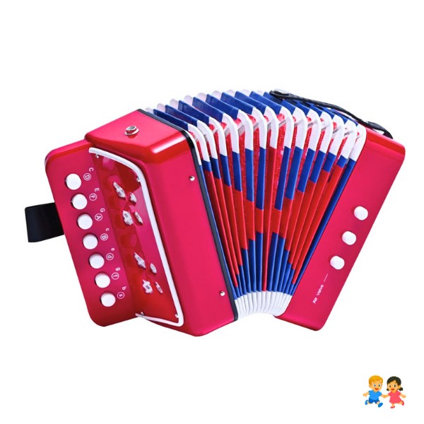 Mini Acordeón De Juguete Para Niños 7 Notas