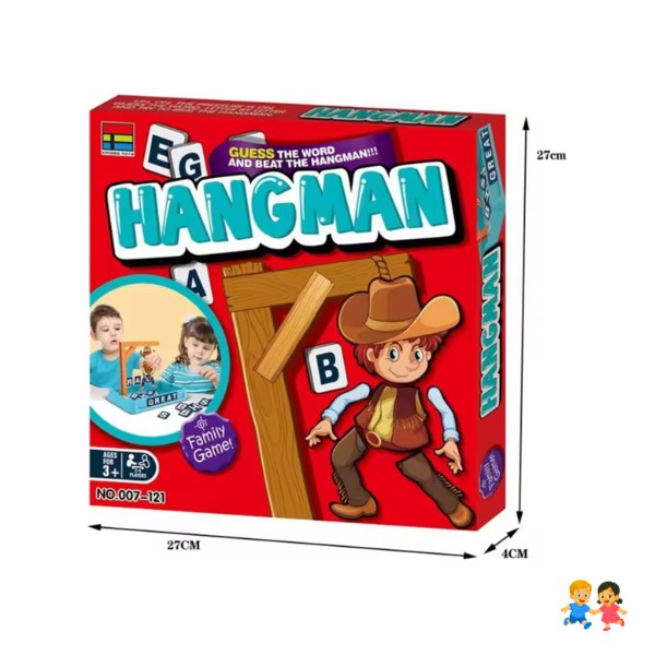 Juego El Ahorcado Mesa  2 Jugadores Adivina Palabra