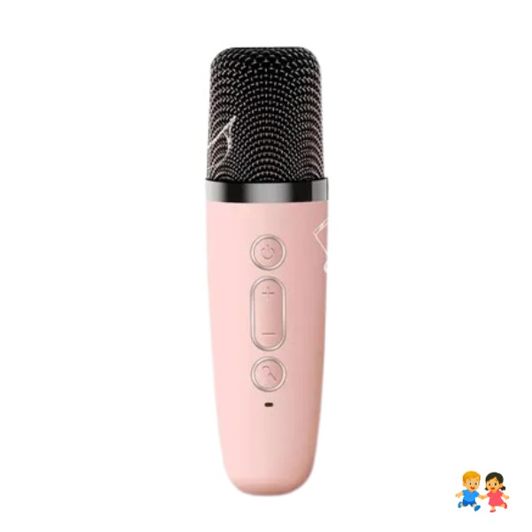 Mini Parlante Con Micrófono Efectos De Sonidos Luz Led