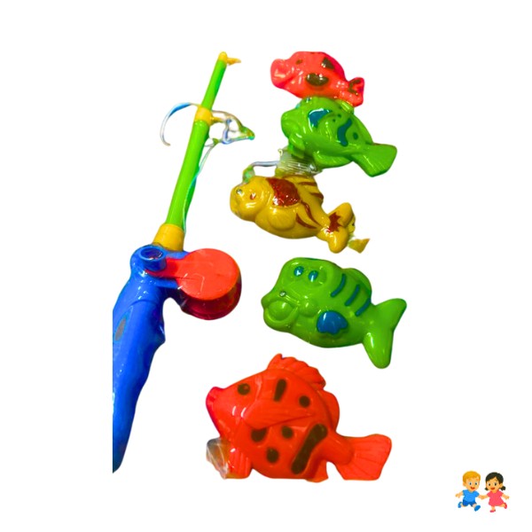 Pack Pesca Milagrosa Juego Con peces + Caña Pescar