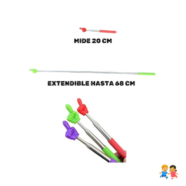 Puntero Retráctil Enseñanza De Lectura Facilita Aprendizaje