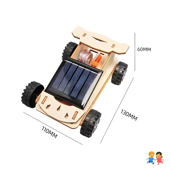 Carro Solar Educativo Armable Madera