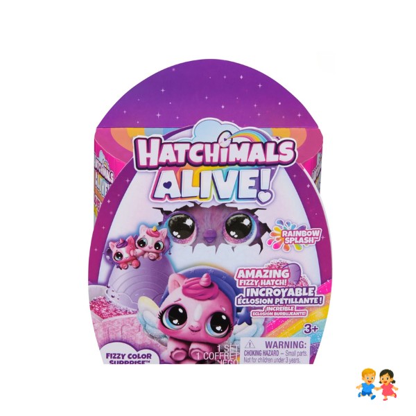 JUGUETE HATCHIMALS HUEVOS ECLOSIÓN ARCOÍRIS