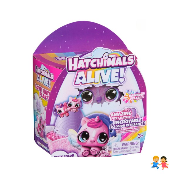 JUGUETE HATCHIMALS HUEVOS ECLOSIÓN ARCOÍRIS