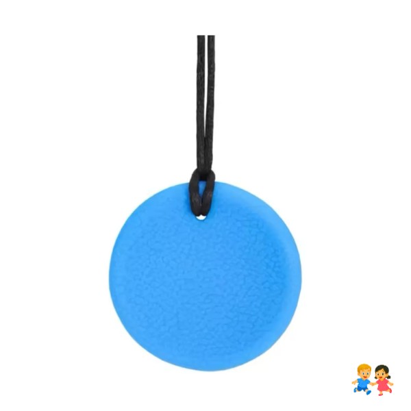 Collar Mordedor Sensorial De Silicona Redondo Para Autismo