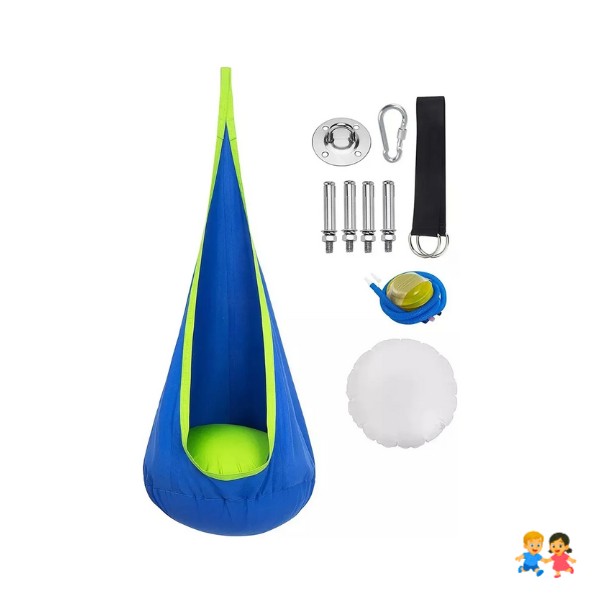 Columpio Sensorial Hamaca Niños Interior Y Exterior Con Cojín