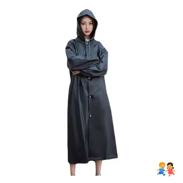 Poncho Niño Impermeable Capa Lluvia Viento Standar Gorro.