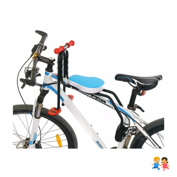 Silla Asiento Delantero Niños Porta Bebés Bicicleta Soporte Bici