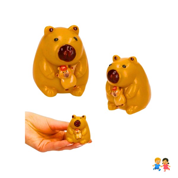 Mini Squishy Juguete Capibara Pegajoso Ultrasuave