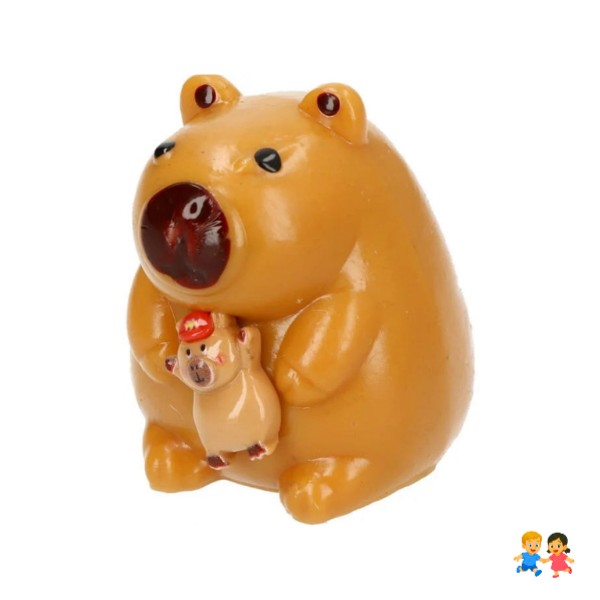 Mini Squishy Juguete Capibara Pegajoso Ultrasuave