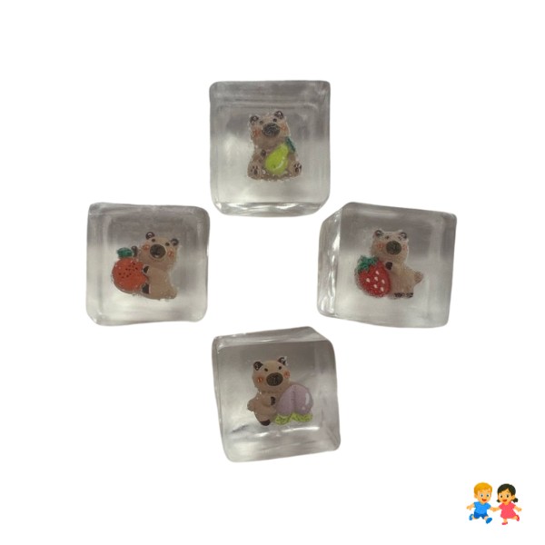 Squishy Juguete Capibara Pegajoso Forma Hielo