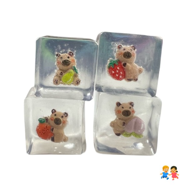 Squishy Juguete Capibara Pegajoso Forma Hielo
