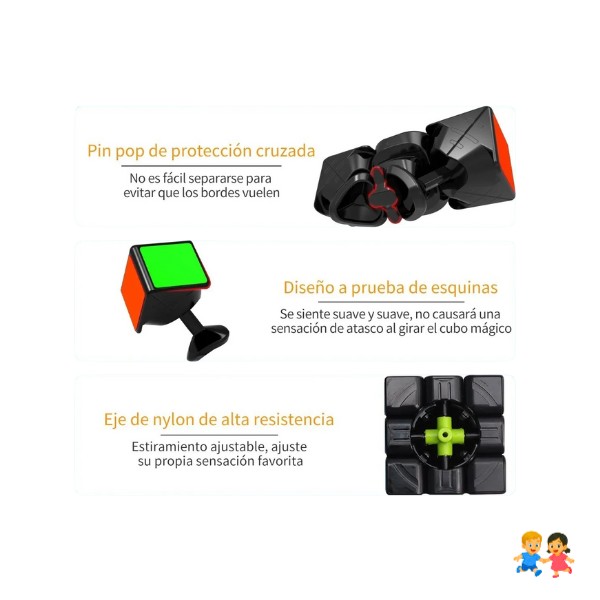 Cubo Colores Agilidad 3x3 Profesional