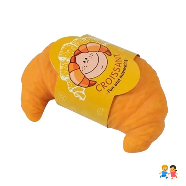 Juguete Antiestrés Squishy Croissant Realista Y Suave